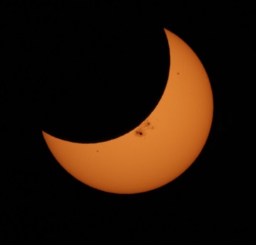 Solar Eclipse as seen from Anchorage Alaska picture 65 small
