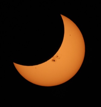 Solar Eclipse as seen from Anchorage Alaska picture 125 small