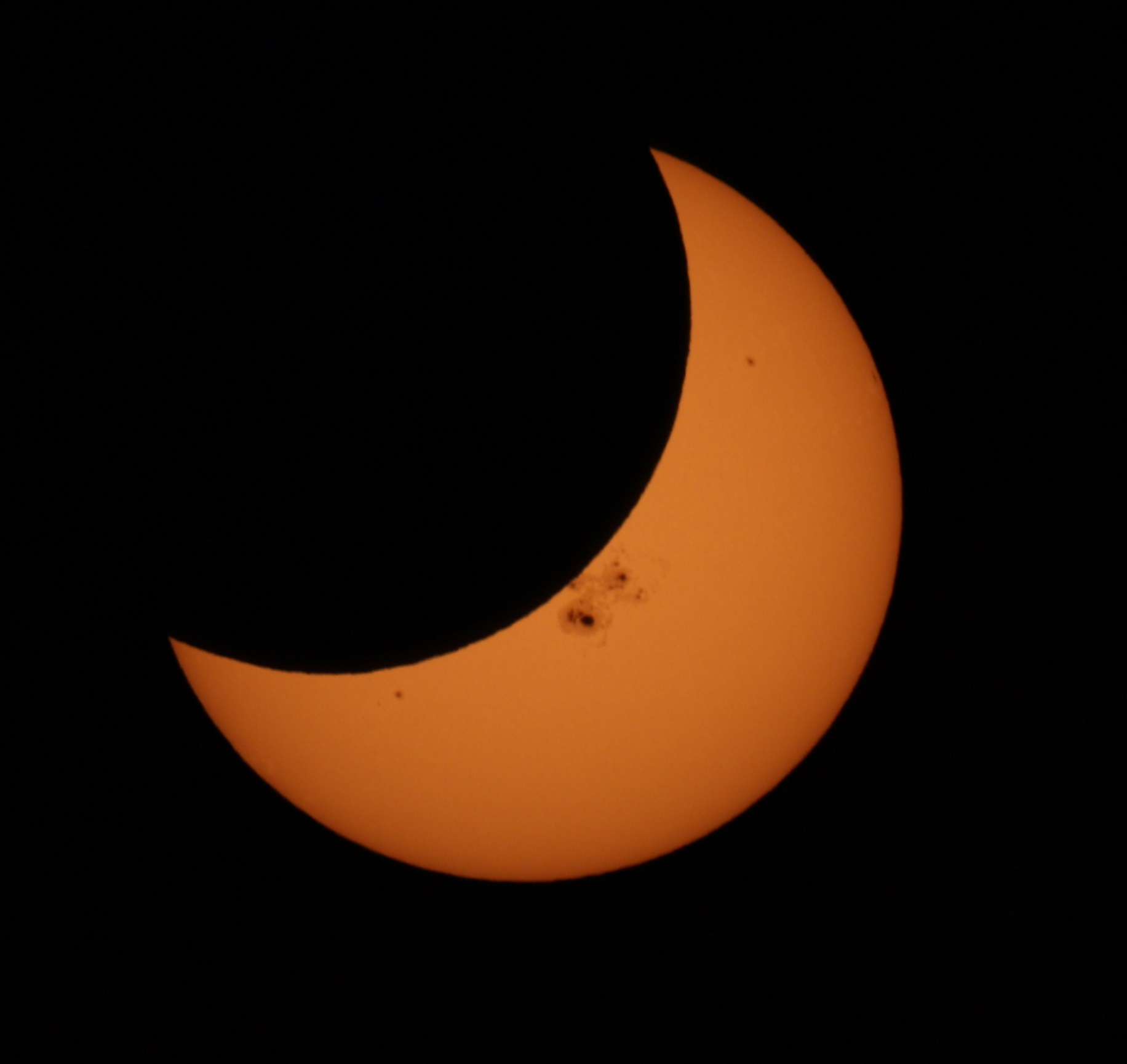 Solar Eclipse as seen from Anchorage Alaska picture 129