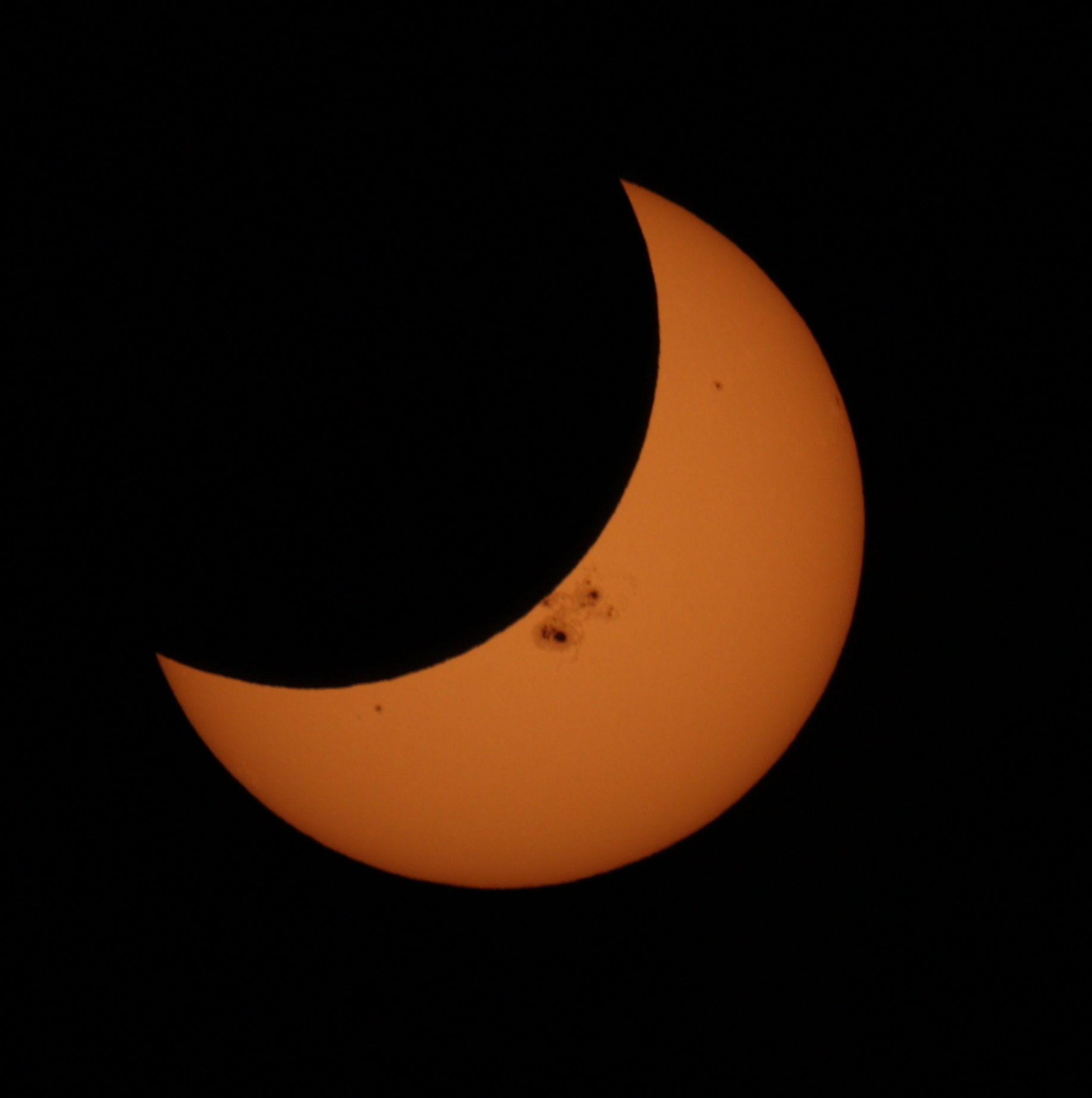 Solar Eclipse as seen from Anchorage Alaska picture 133