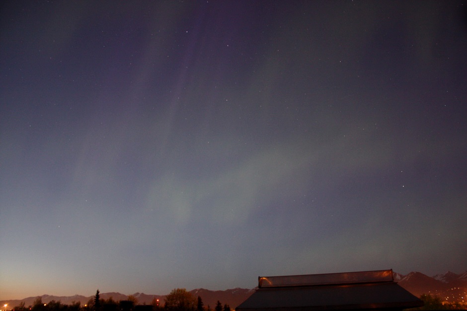 Aurora looking East