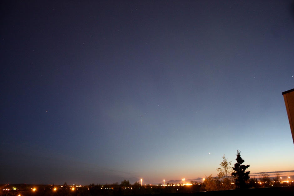 Aurora looking Northwest