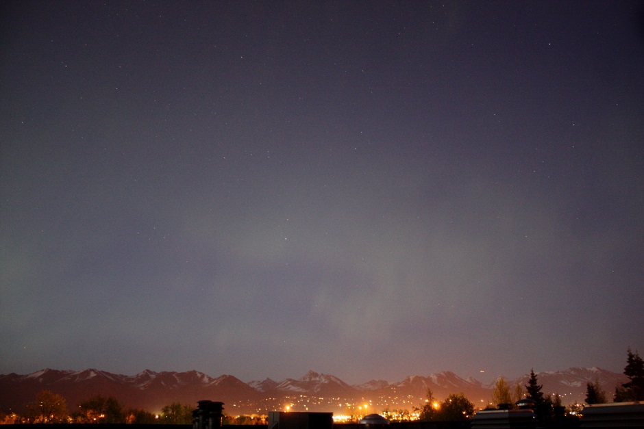 Aurora looking East