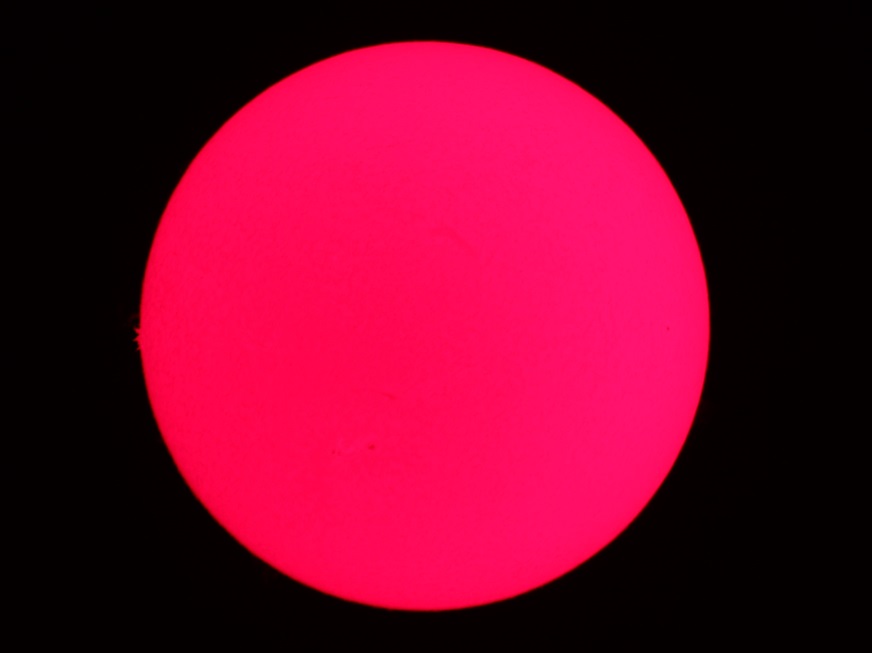 Hydrogen-Alpha ISO 100 1/160 Second