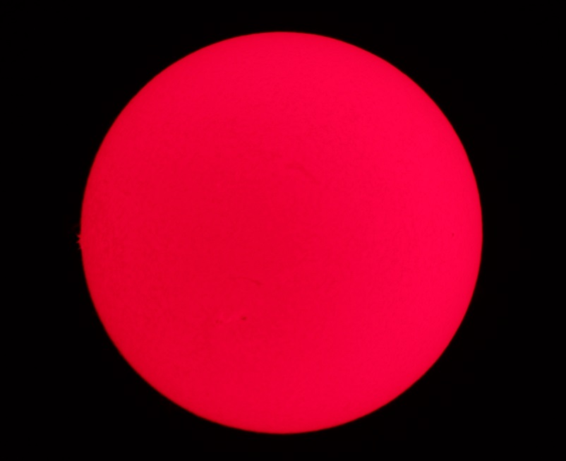 Hydrogen-Alpha ISO 100 1/250 Second