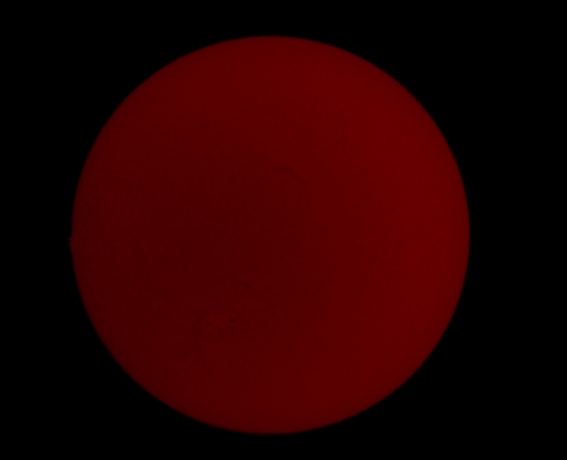 Hydrogen-Alpha ISO 100 1/2500 Second