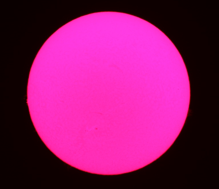 Hydrogen-Alpha ISO 400 1/250 Second