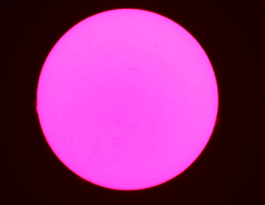 Hydrogen-Alpha ISO 800 1/250 Second