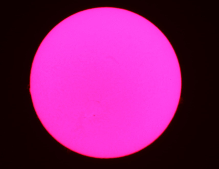 Hydrogen-Alpha ISO 800 1/400 Second