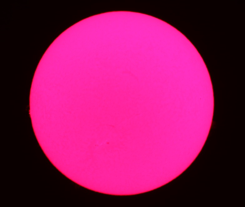 Hydrogen-Alpha ISO 800 1/640 Second