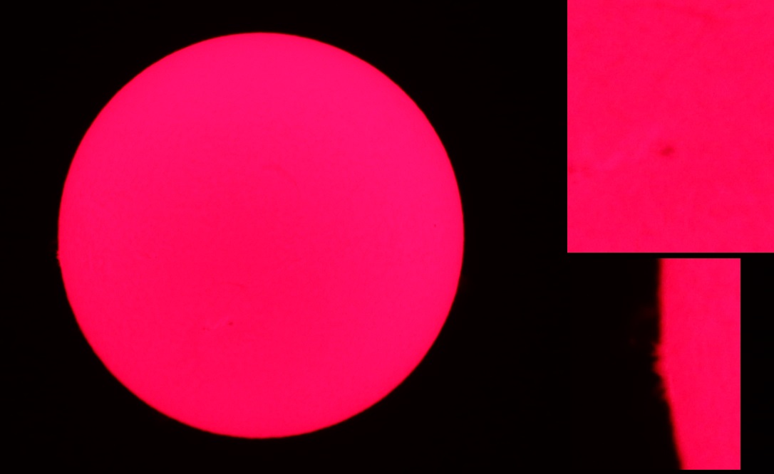 Hydrogen-Alpha ISO 800 1/1250 Second