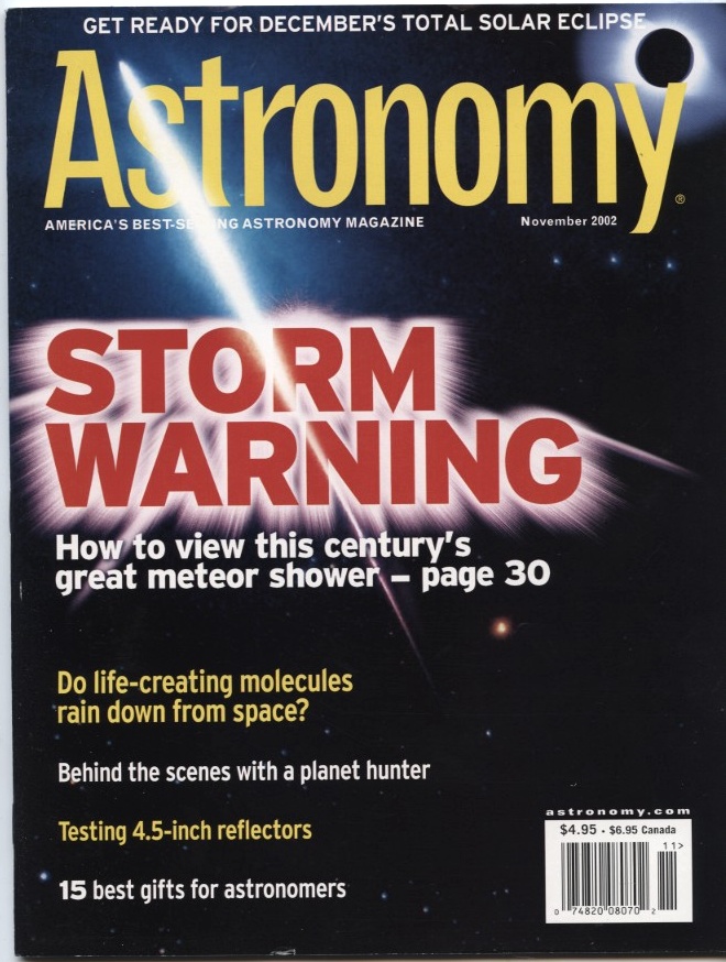 Astronomy Magazine November 2002