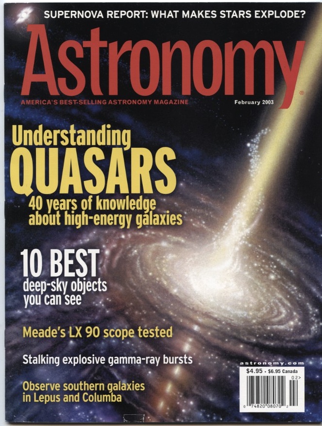 Astronomy Magazine February 2003