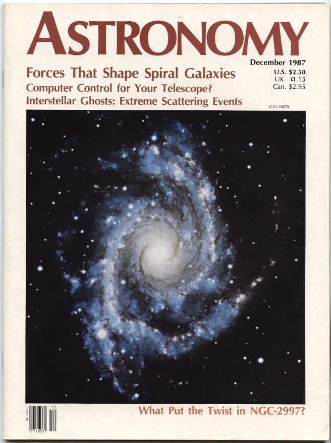 Astronomy Magazine December 1987