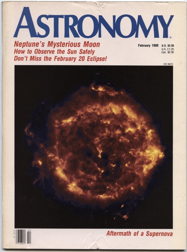 Astronomy Magazine February 1989