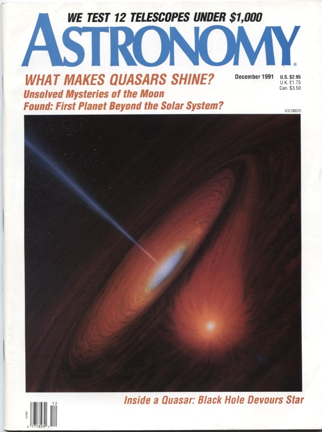 Astronomy Magazine December 1991