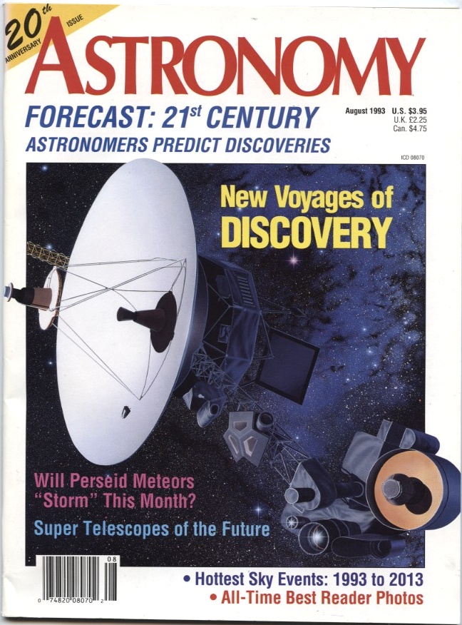 Astronomy Magazine August 1993