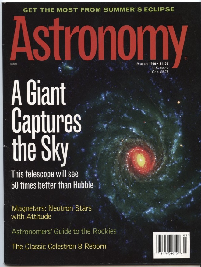 Astronomy Magazine March 1999