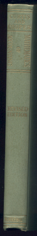 Mathematics of Accounting by Curtis and Cooper Published 1946
