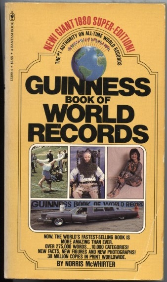 Guinness Book Of World Records 1980 Published 1979