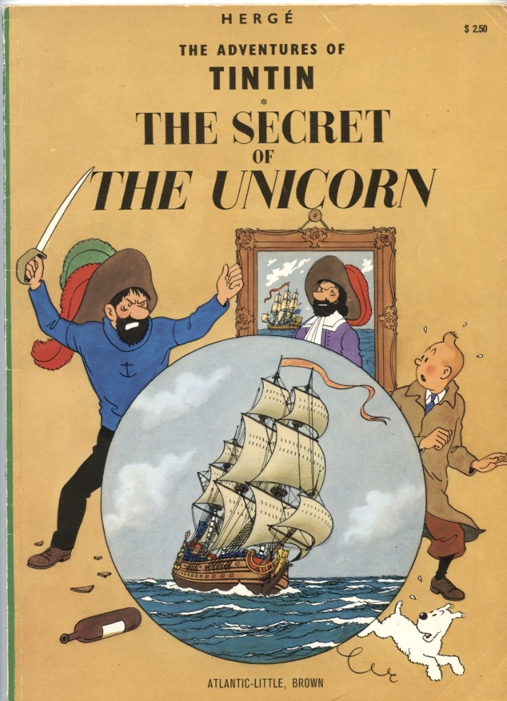 Adventures of Tintin Secret Of The Unicorn by Herge Published 1974
