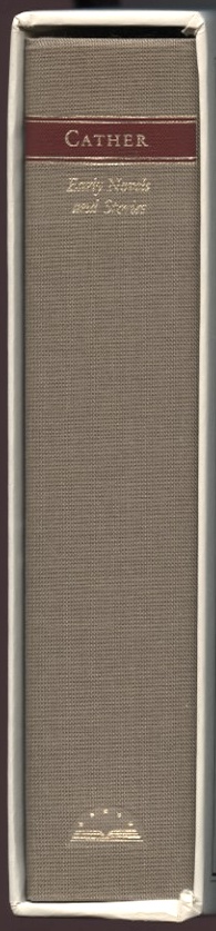 Library of America Willa Cather Early Novels and Stories