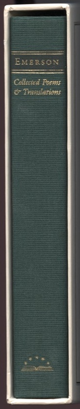 Library of America Ralph Waldo Emerson Collected Poems and Translations
