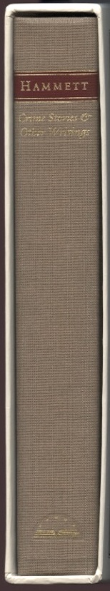 Library of America Dashiell Hammett Crime Stories and Other Writings