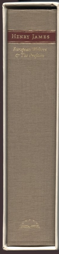 Library of America Henry James European Writers and The Prefaces