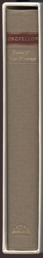 Library of America Henry Wadsworth Longfellow Poems and Other Writings