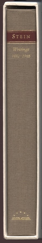 Library of America Gertrude Stein Writings 1932 - 1946