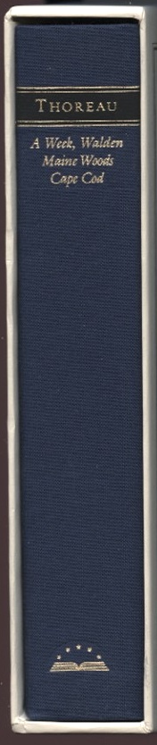 Library of America Henry David Thoreau A Week Walden Maine Woods and Cape Cod