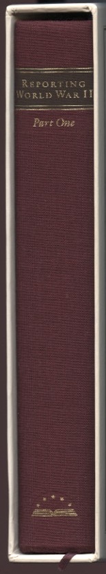 Library of America Reporting World War II Part One