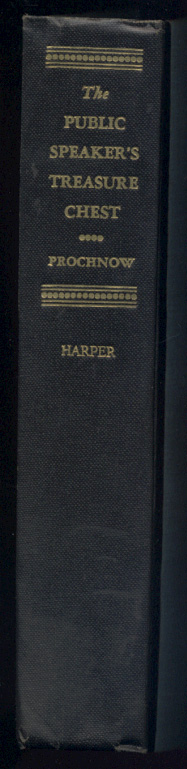 The Public Speakers Treasure Chest by Herbert V Prochnow Published 1942