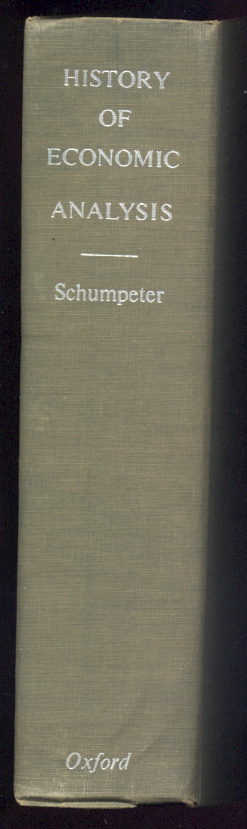 History of Economic Analysis by Joseph Schumpeter Published 1954