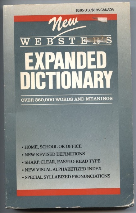 Expanded Dictionary by Websters Published 1991