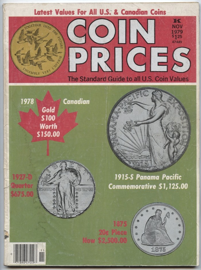 Coin Prices Magazine November 1979