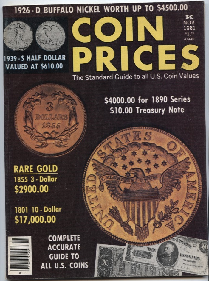 Coin Prices Magazine November 1981
