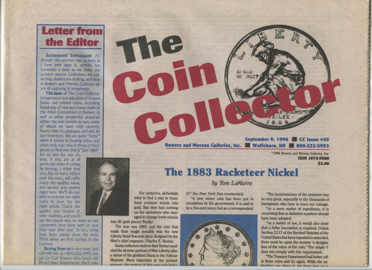 Bowers and Merena The Coin Collector #45