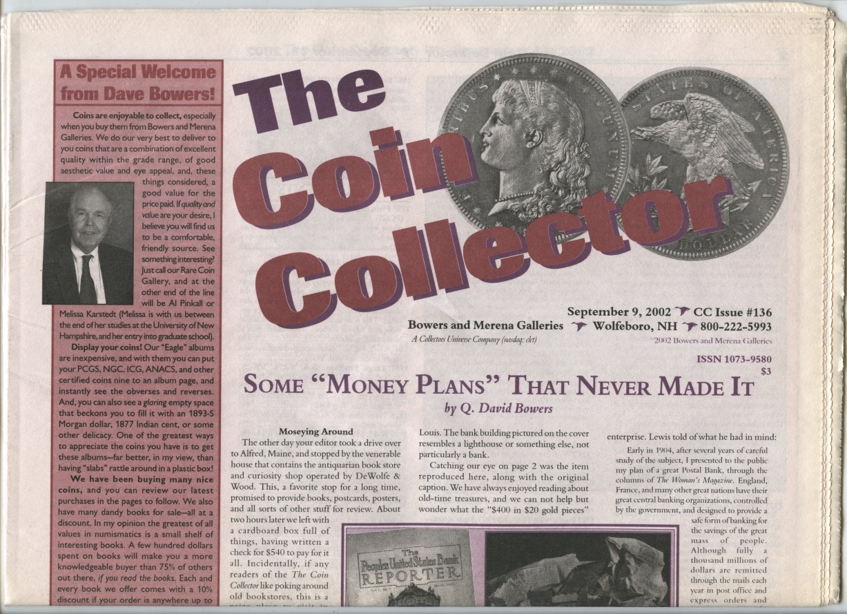 Bowers and Merena The Coin Collector #136