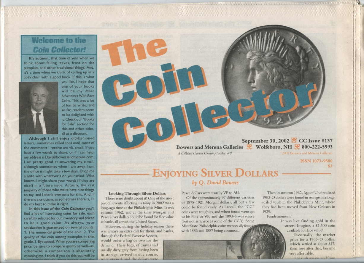 Bowers and Merena The Coin Collector #137