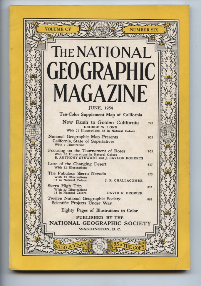 National Geographic Magazine June 1954