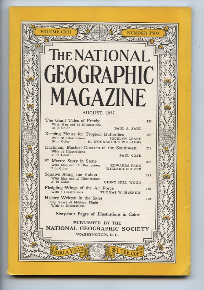 National Geographic Magazine August 1957