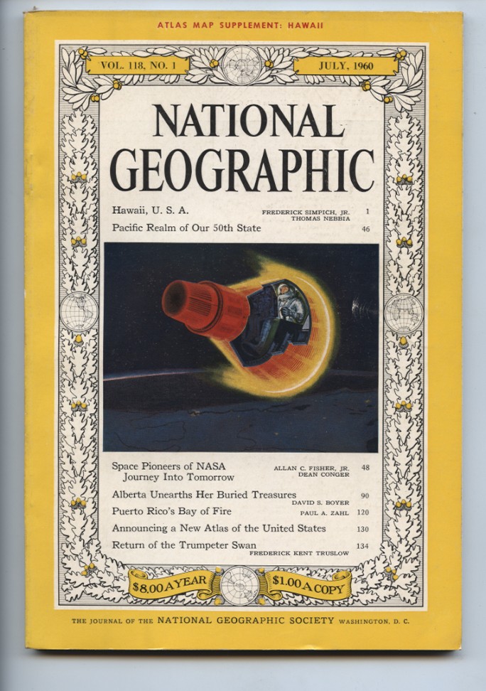 National Geographic Magazine July 1960