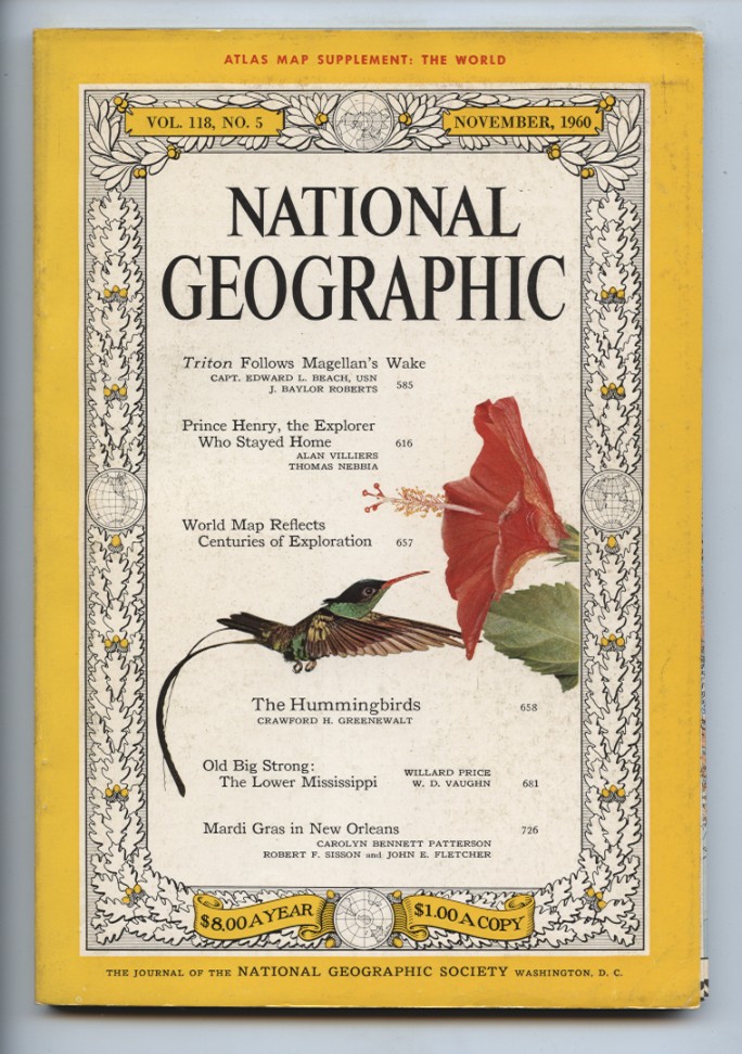 National Geographic Magazine November 1960