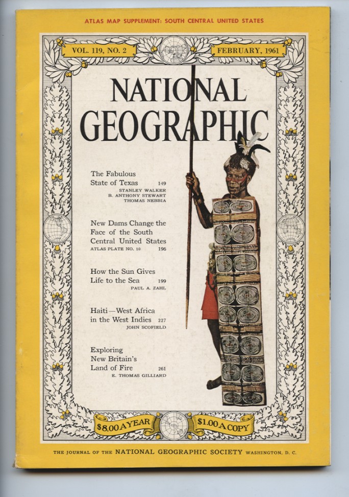 National Geographic Magazine February 1961