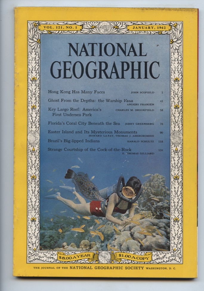 National Geographic Magazine January 1962