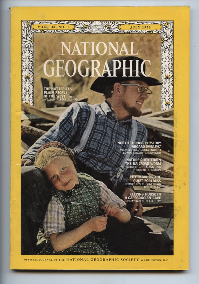 National Geographic Magazine July 1970