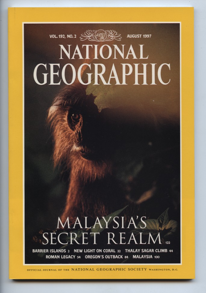 National Geographic Magazine August 1997