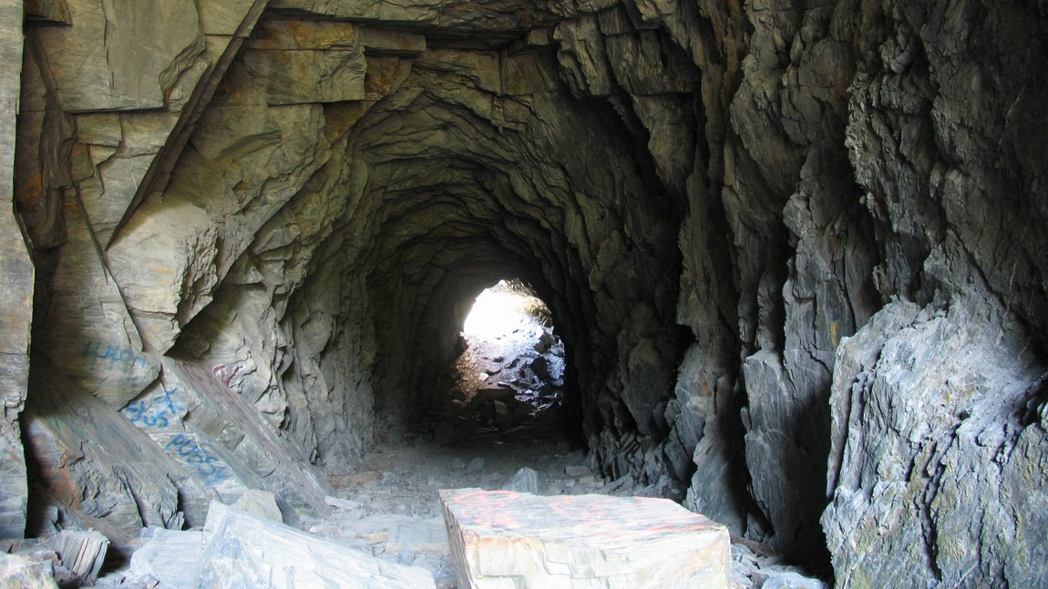 Old railroad tunnel